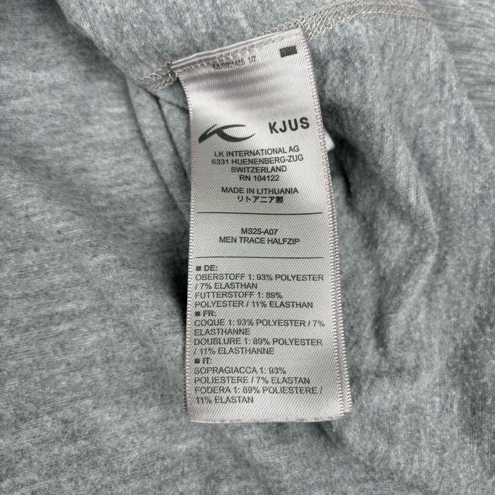 Kjus Trace Half Zip Performance Pullover Mens 56 … - image 5